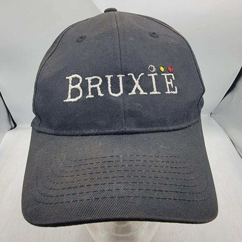Bruxie Black Baseball Cap By Port & Company Adjustable Fit Casual Outdoors